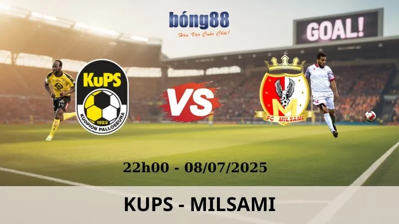 Nhận Định Bóng Đá - KuPS vs Milsami 08/07/2025