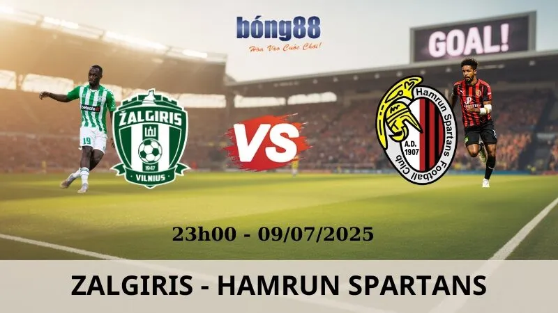 Nhận Định Bóng Đá - Zalgiris vs Hamrun Spartans 09/07/2025